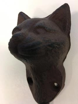 Porte-manteau, Cat, en fonte
